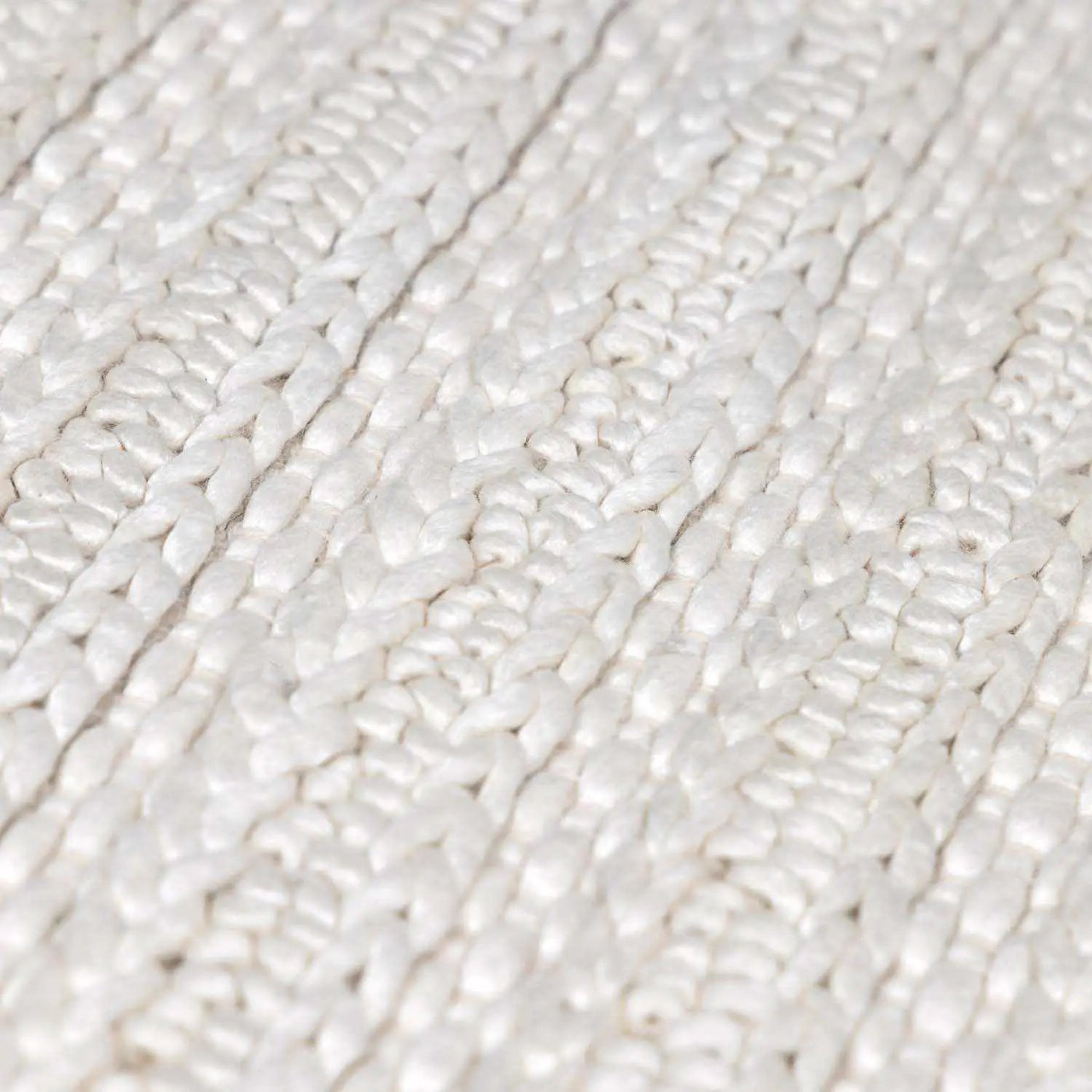 Alice Braided Faux Silk & Wool Rug - Clearance by Boutique Rugs