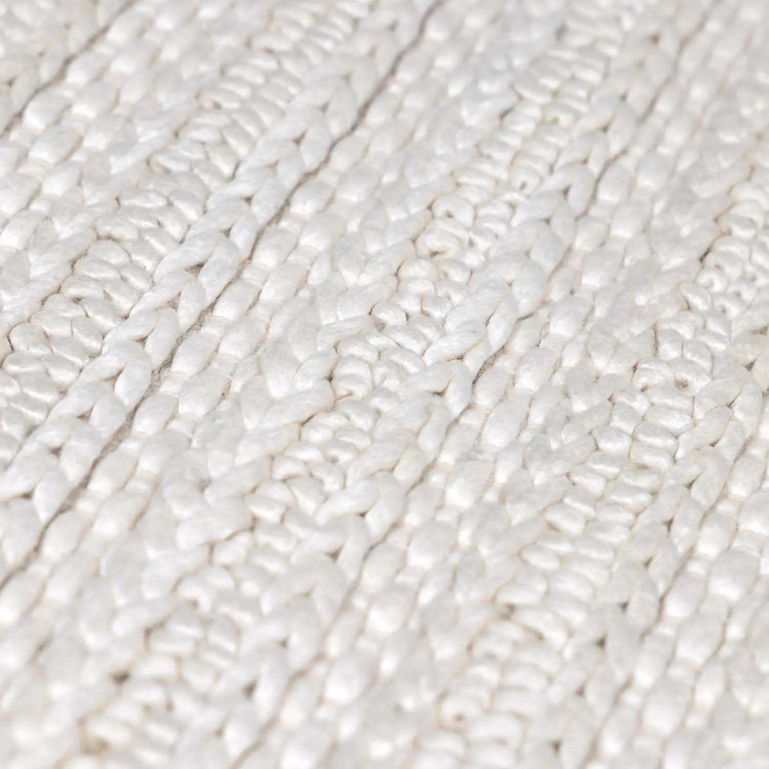 Alice Braided Faux Silk & Wool Rug - Clearance by Boutique Rugs