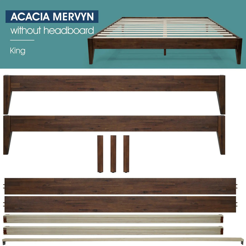 Mervyn Solid Wood Bed Frame by Megsu
