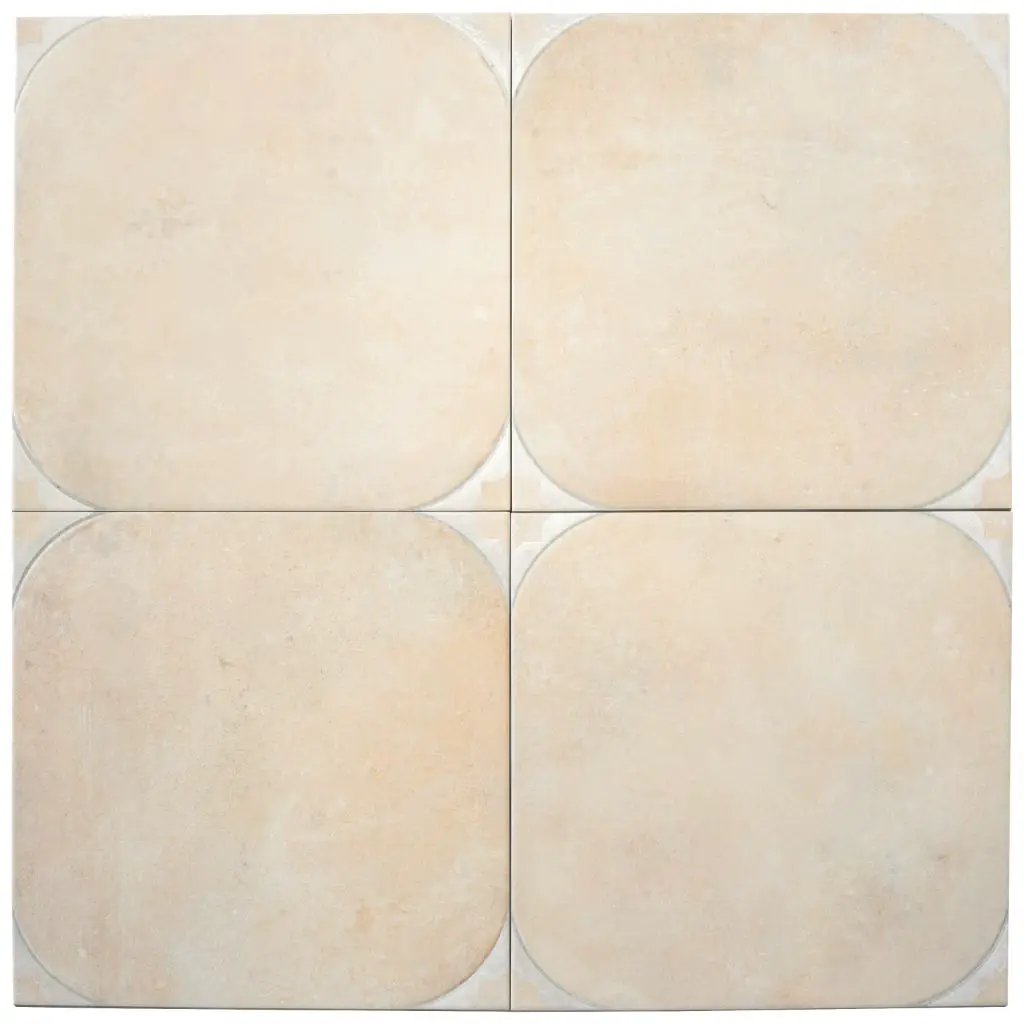 Boutique beige 18x18 Matte Square Porcelain Large Format Tile (7 pack, 14.75 sq ft/case) by Apollo Tile