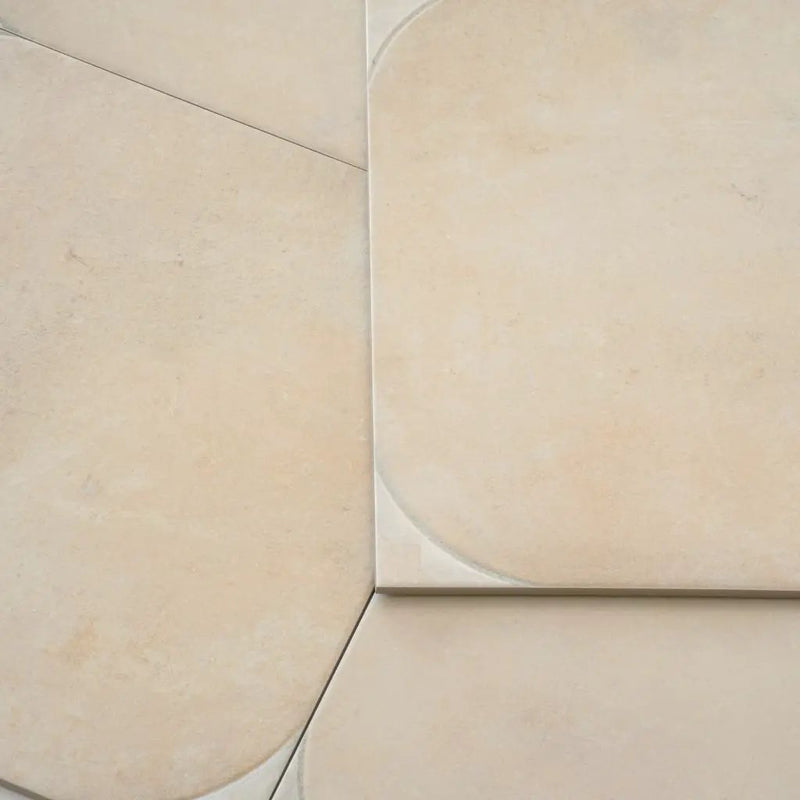 Boutique beige 18x18 Matte Square Porcelain Large Format Tile (7 pack, 14.75 sq ft/case) by Apollo Tile