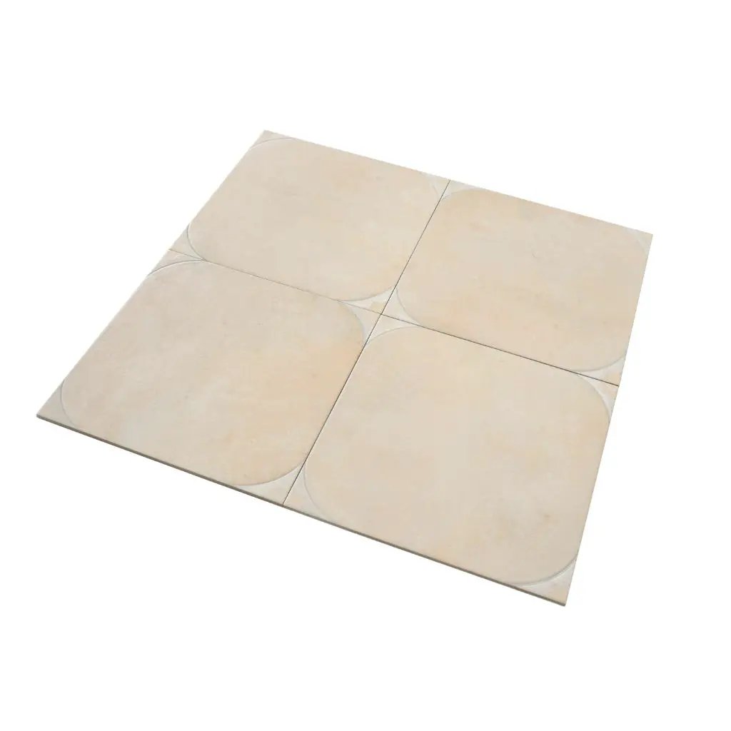 Boutique beige 18x18 Matte Square Porcelain Large Format Tile (7 pack, 14.75 sq ft/case) by Apollo Tile