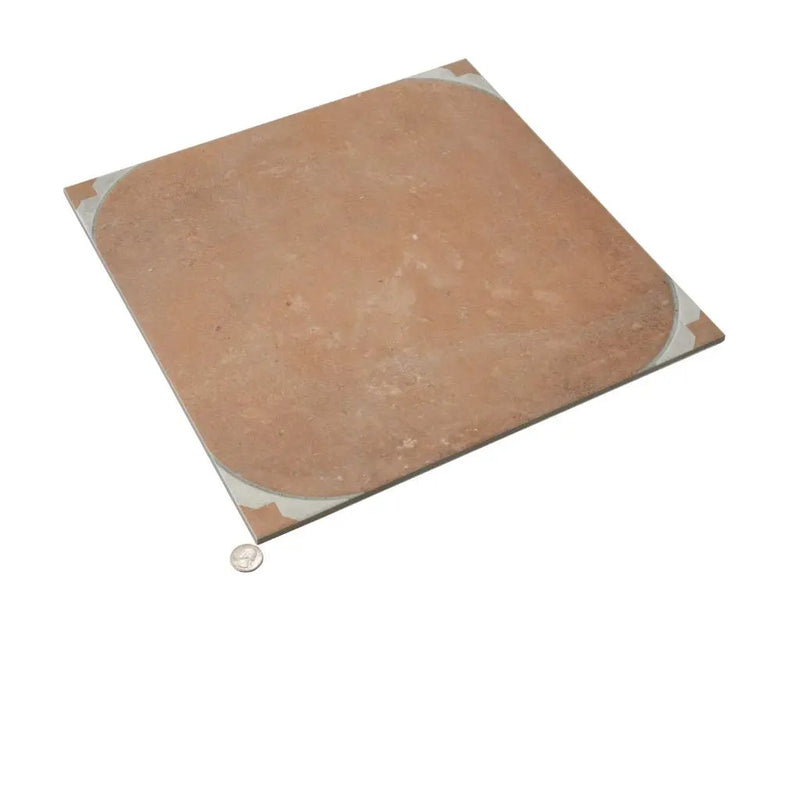 Plaster Brown 18x18 Matte Square Porcelain Large Format Tile (7 pack, 14.75 sq ft/case) by Apollo Tile