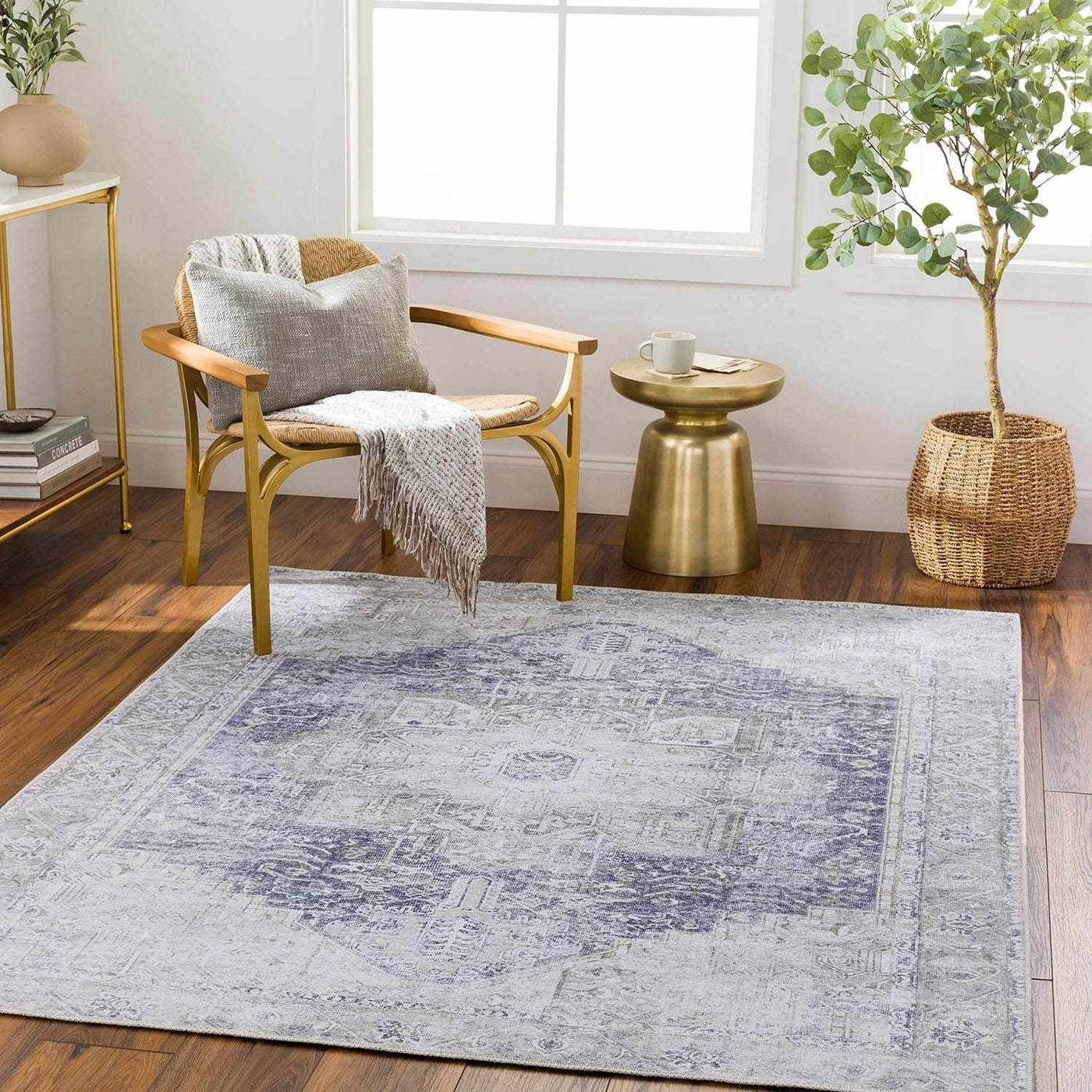Olive Rosman Area Rug - Clearance by Boutique Rugs