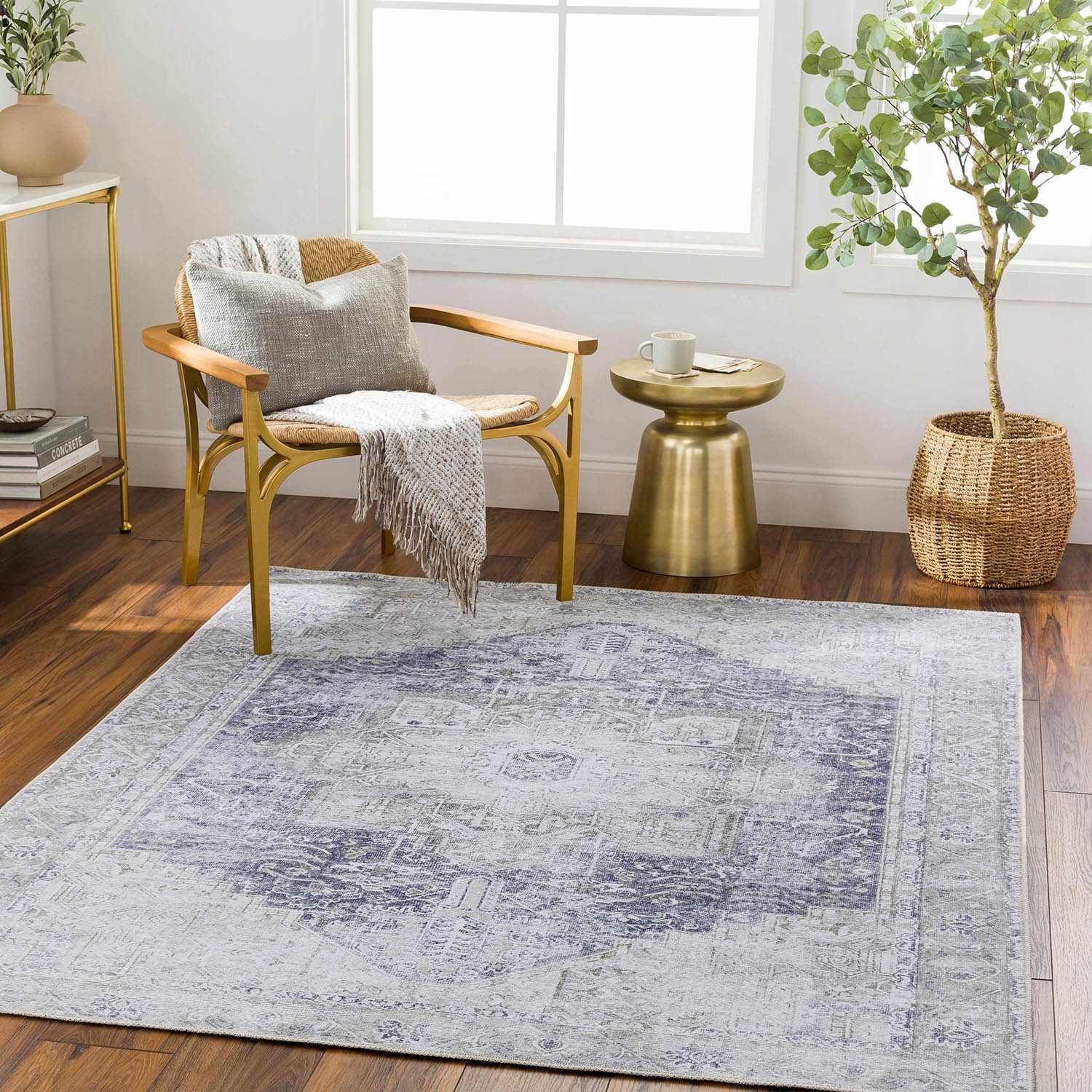 Olive Rosman Area Rug - Clearance by Boutique Rugs