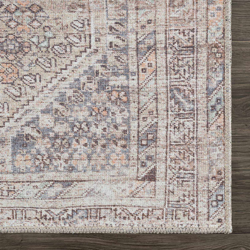 Barny Tan Washable Area Rug by Boutique Rugs