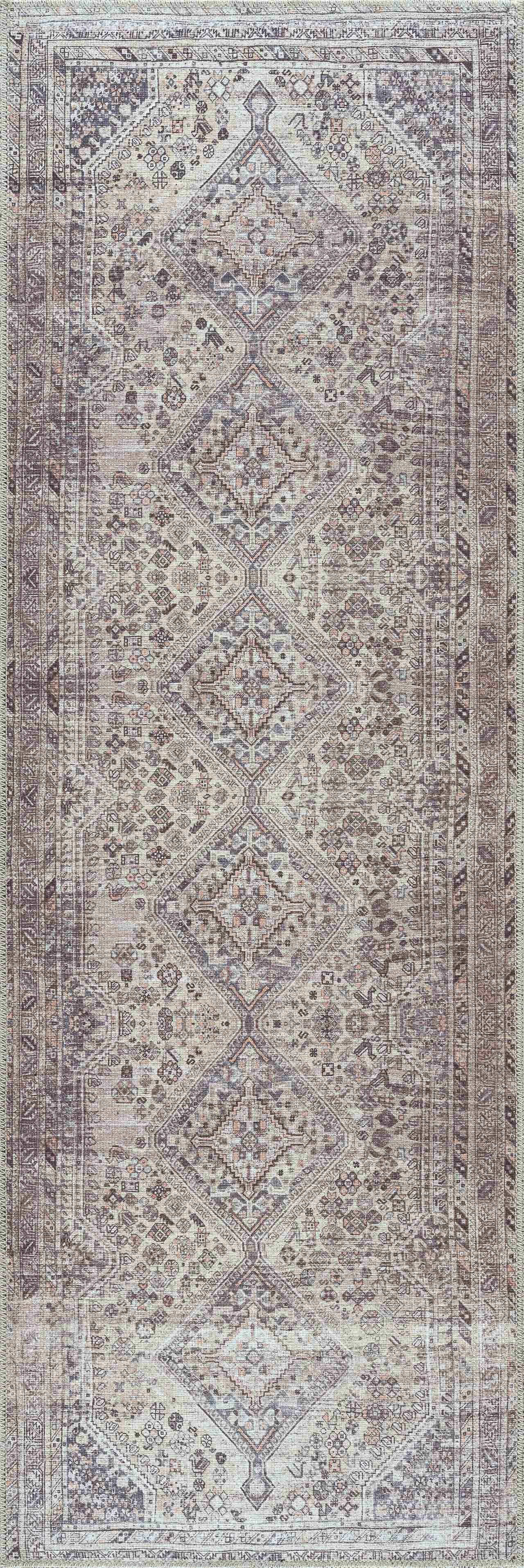 Barny Tan Washable Area Rug by Boutique Rugs