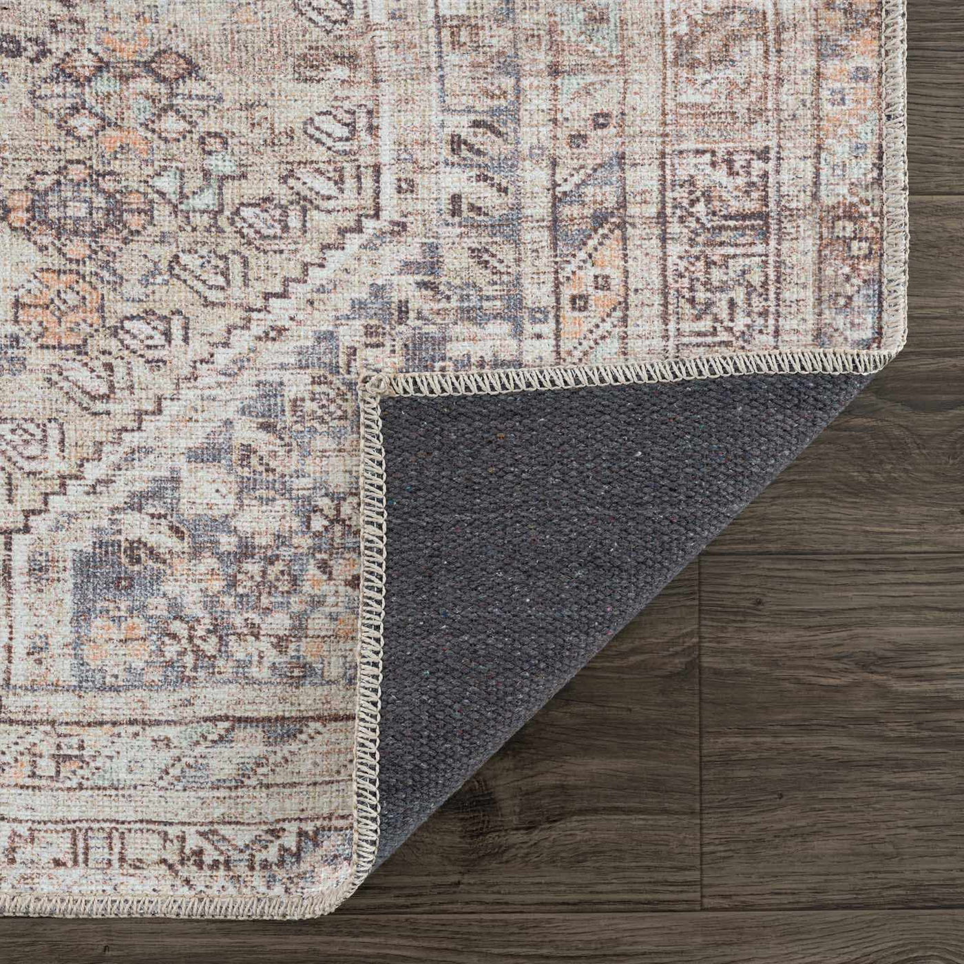 Barny Tan Washable Area Rug by Boutique Rugs