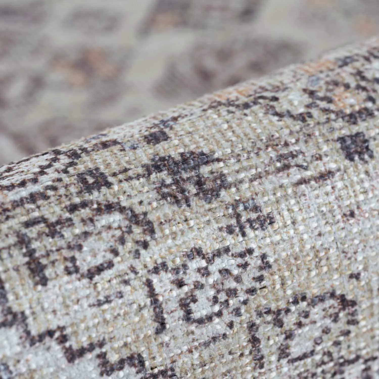 Barny Tan Washable Area Rug by Boutique Rugs