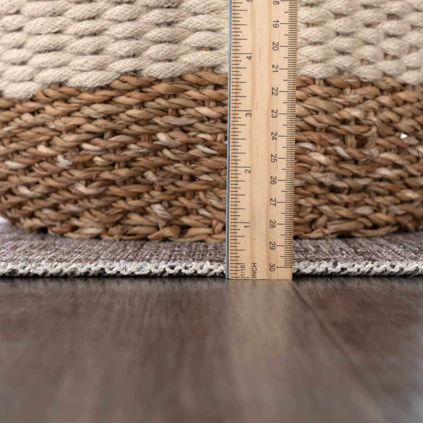 Barny Beige Flat Pile Washable Rug by Boutique Rugs