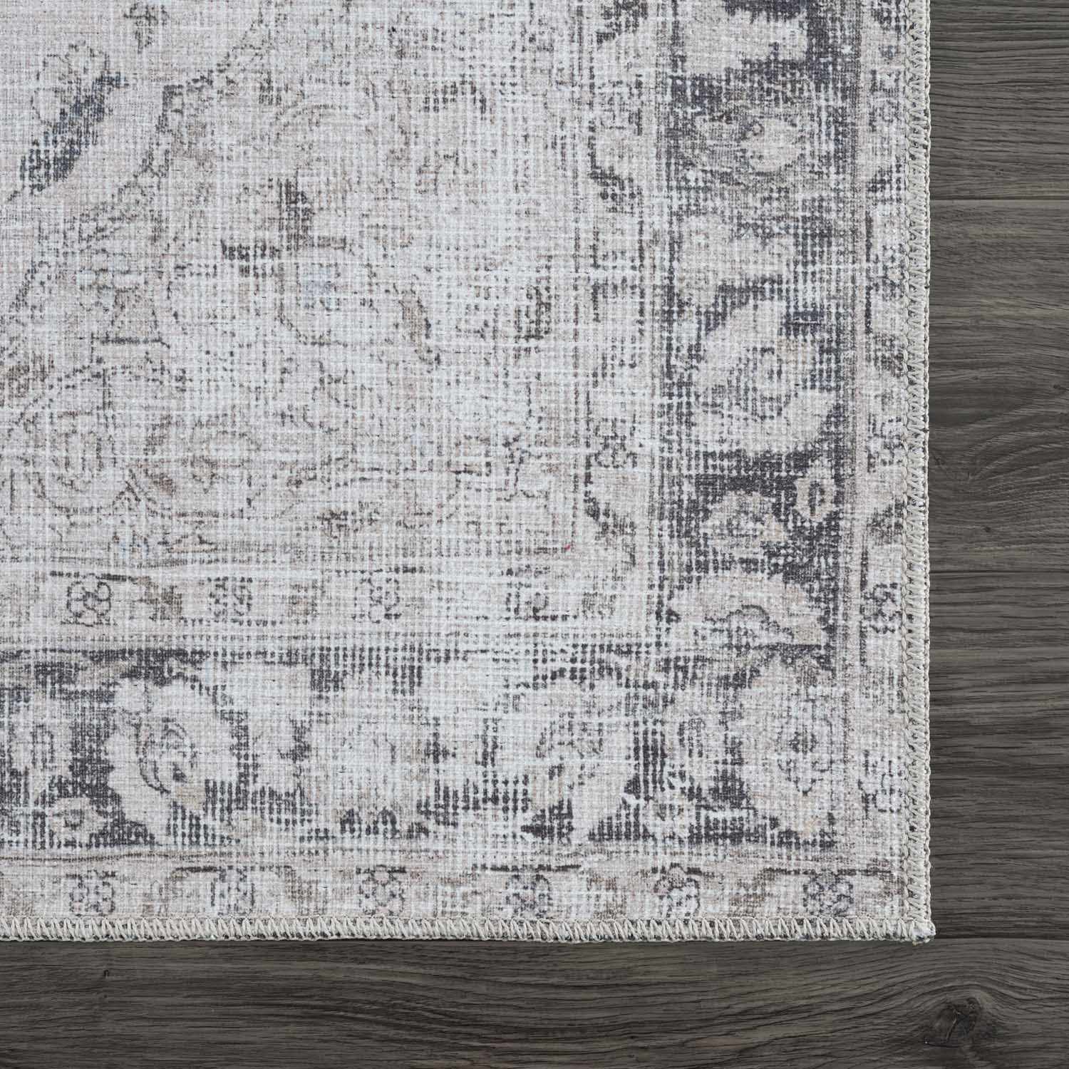 Haile Green & Pink Washable Area Rug - Clearance by Boutique Rugs