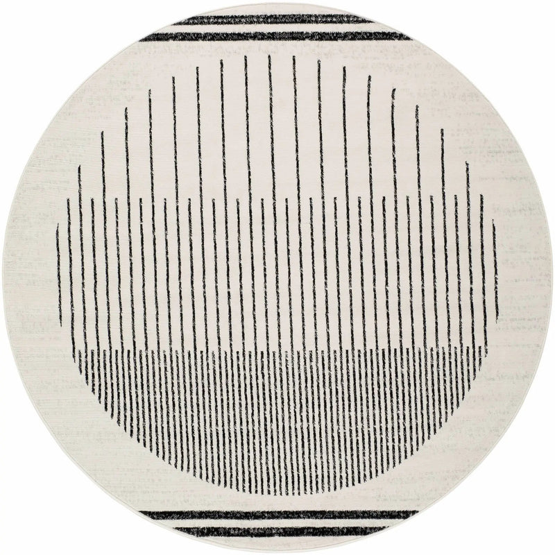 Angus Black&White Geometric Area Rug by Boutique Rugs