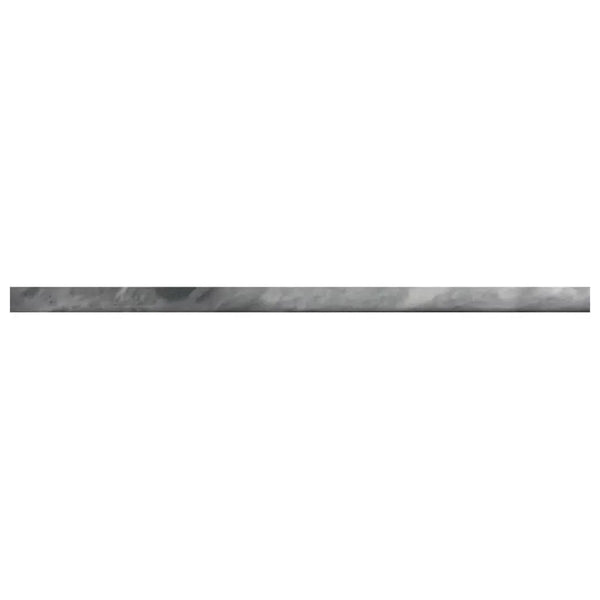 Gray 0.5x12 Honed Calacatta Bluette Pencil Marble Tile Trim (10 pack, 0.5 sq ft/case)