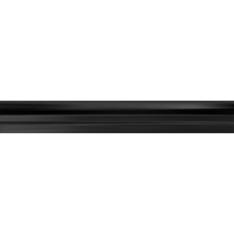 Eastern Black 2x12 Chair Rail Polished Marble Tile Trim (10 pack, 1.667 sq ft/case) by Apollo Tile