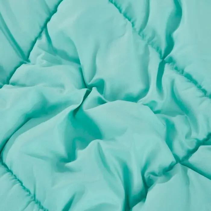Full/Queen Traditional Microfiber Reversible 3 Piece Comforter Set in Blue/Grey by HomePacific
