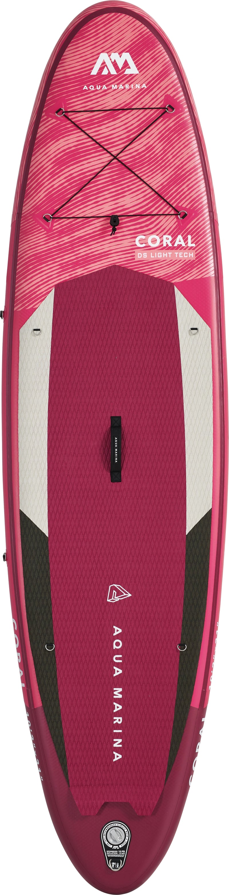 Aqua Marina CORAL 10'2" Inflatable Paddle Board All-Around Advanced SUP, photo 3 of 25