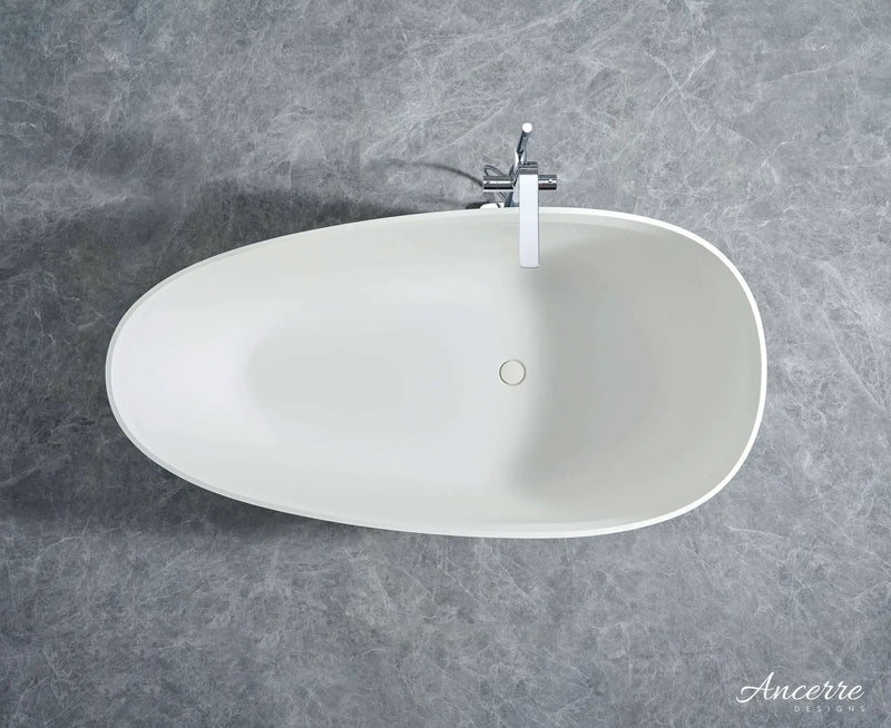 Arden 71” Freestanding Solid Surface Bathtub by Ancerre Designs