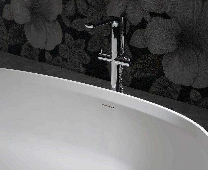 Arden 71” Freestanding Solid Surface Bathtub by Ancerre Designs