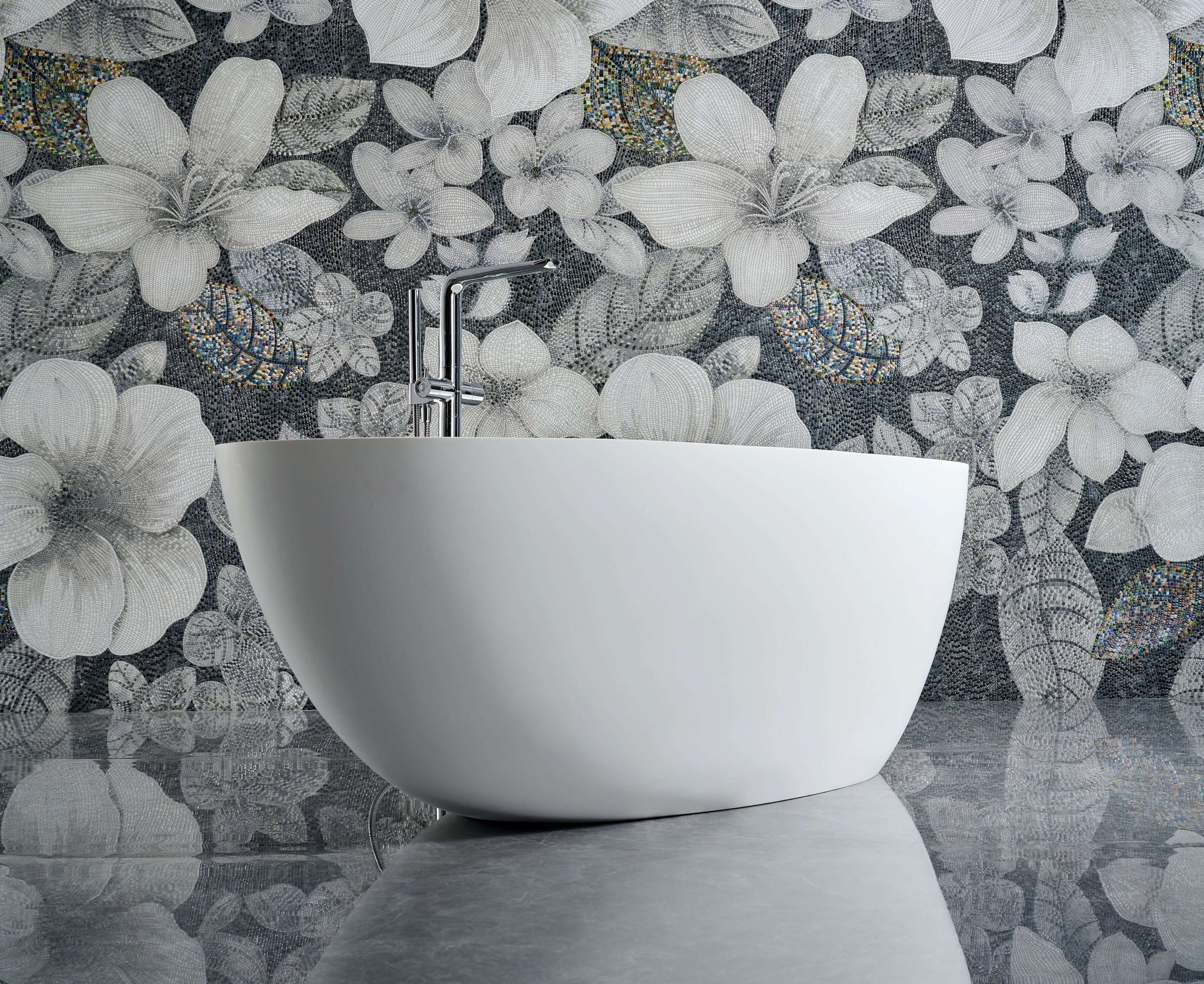 Arden 67” Freestanding Solid Surface Bathtub by Ancerre Designs