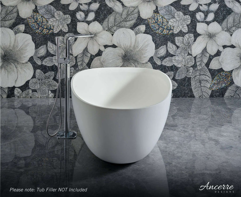 Arden 71” Freestanding Solid Surface Bathtub by Ancerre Designs