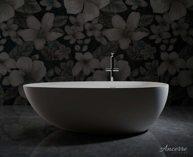 Arden 59” Freestanding Solid Surface Bathtub, photo 9 of 9