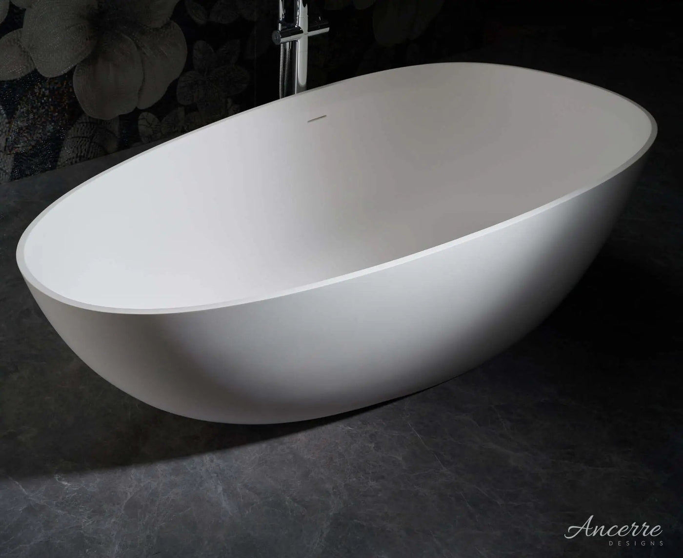Arden 67” Freestanding Solid Surface Bathtub by Ancerre Designs
