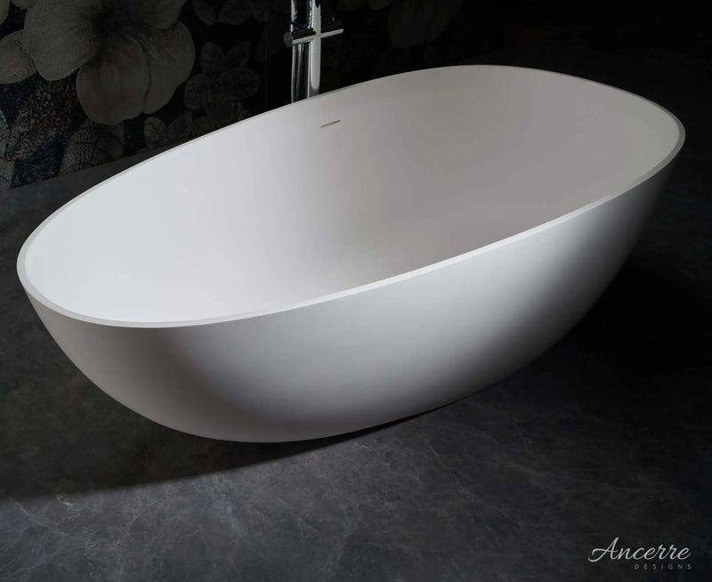 Arden 71” Freestanding Solid Surface Bathtub by Ancerre Designs