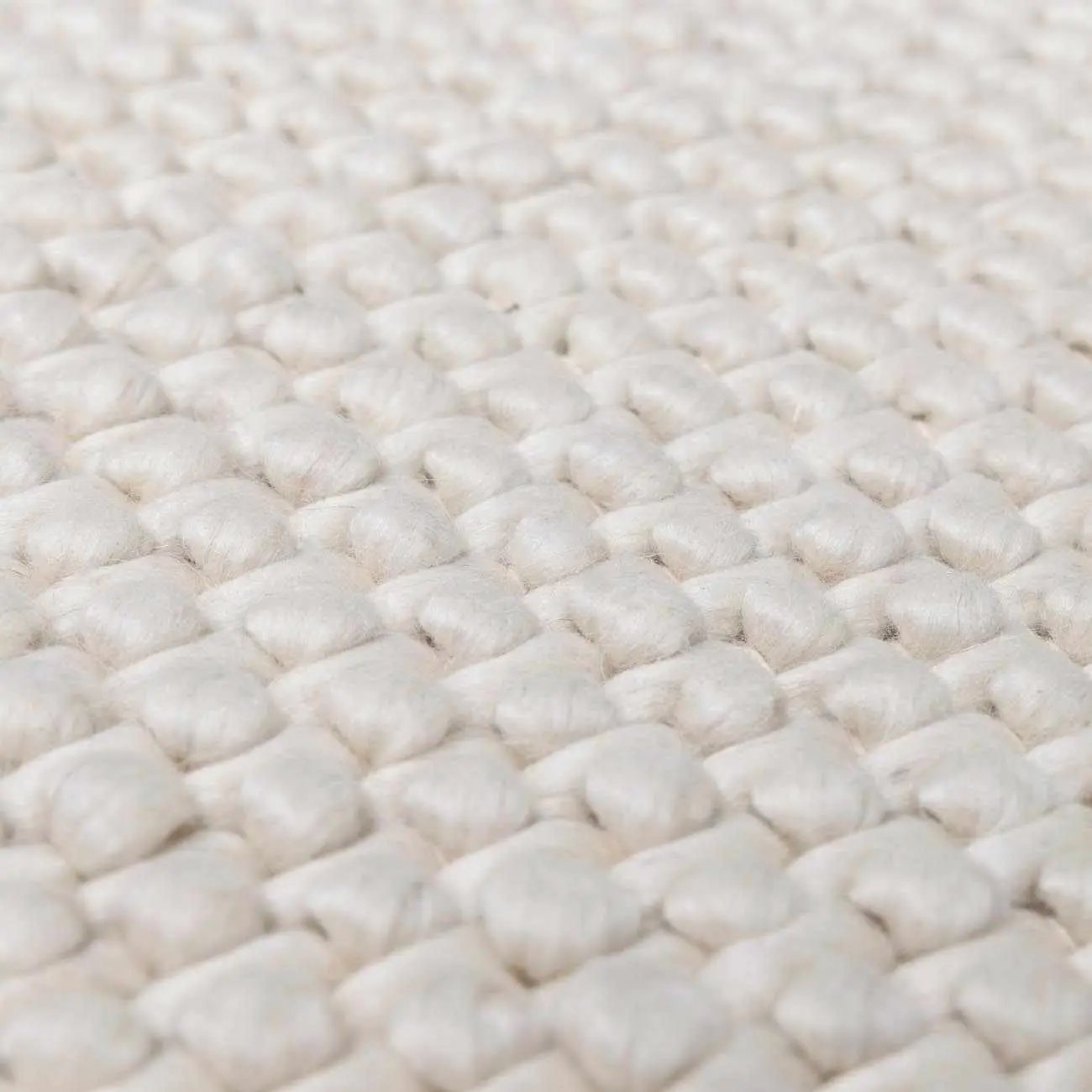 Lucerne Plain Cream Wool Rug LNE-1000 by Boutique Rugs