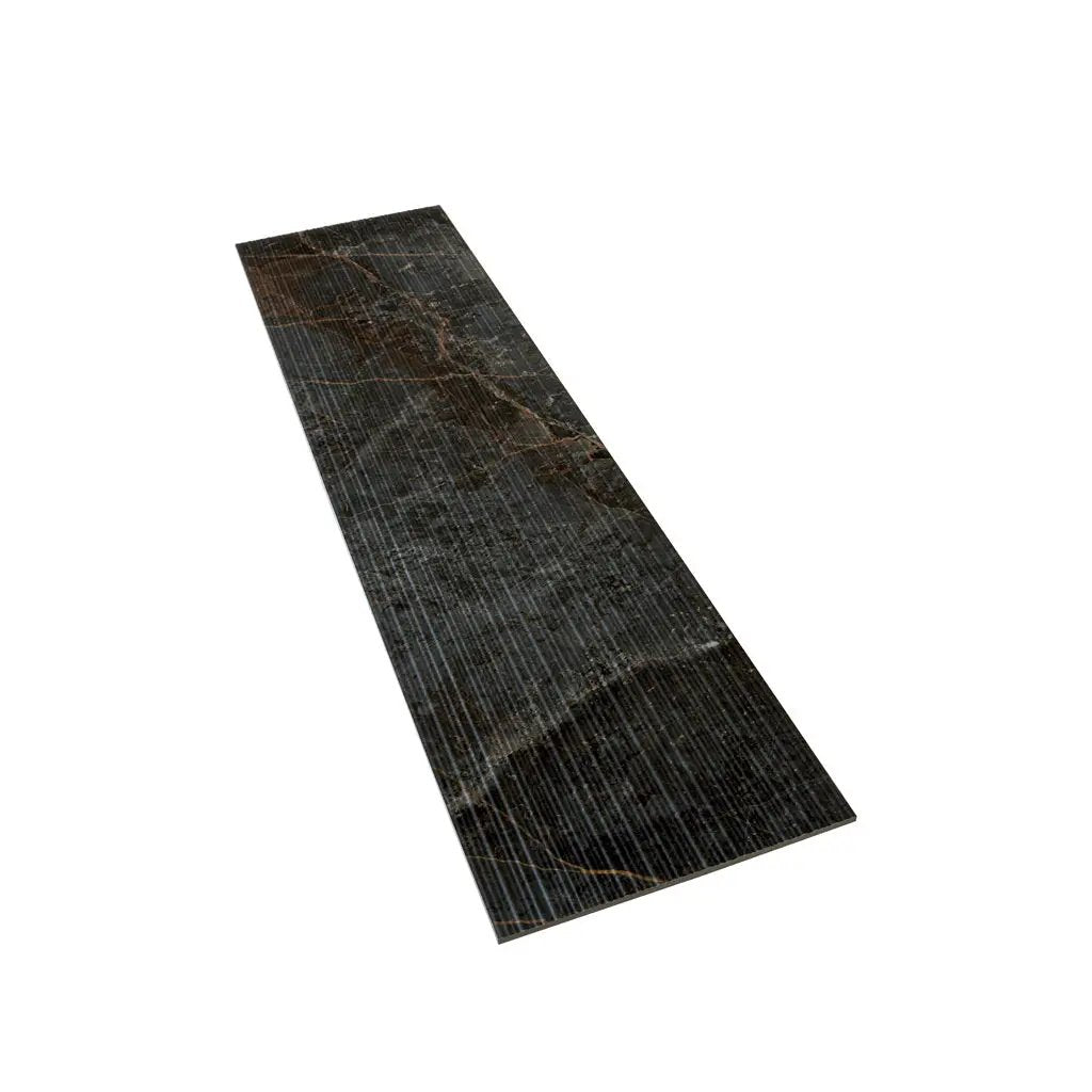 Slate Gray with Molten Copper 12x48 Matte Porcelain Large Format Tile (3 pack, 11.63 sq ft/case) by Apollo Tile