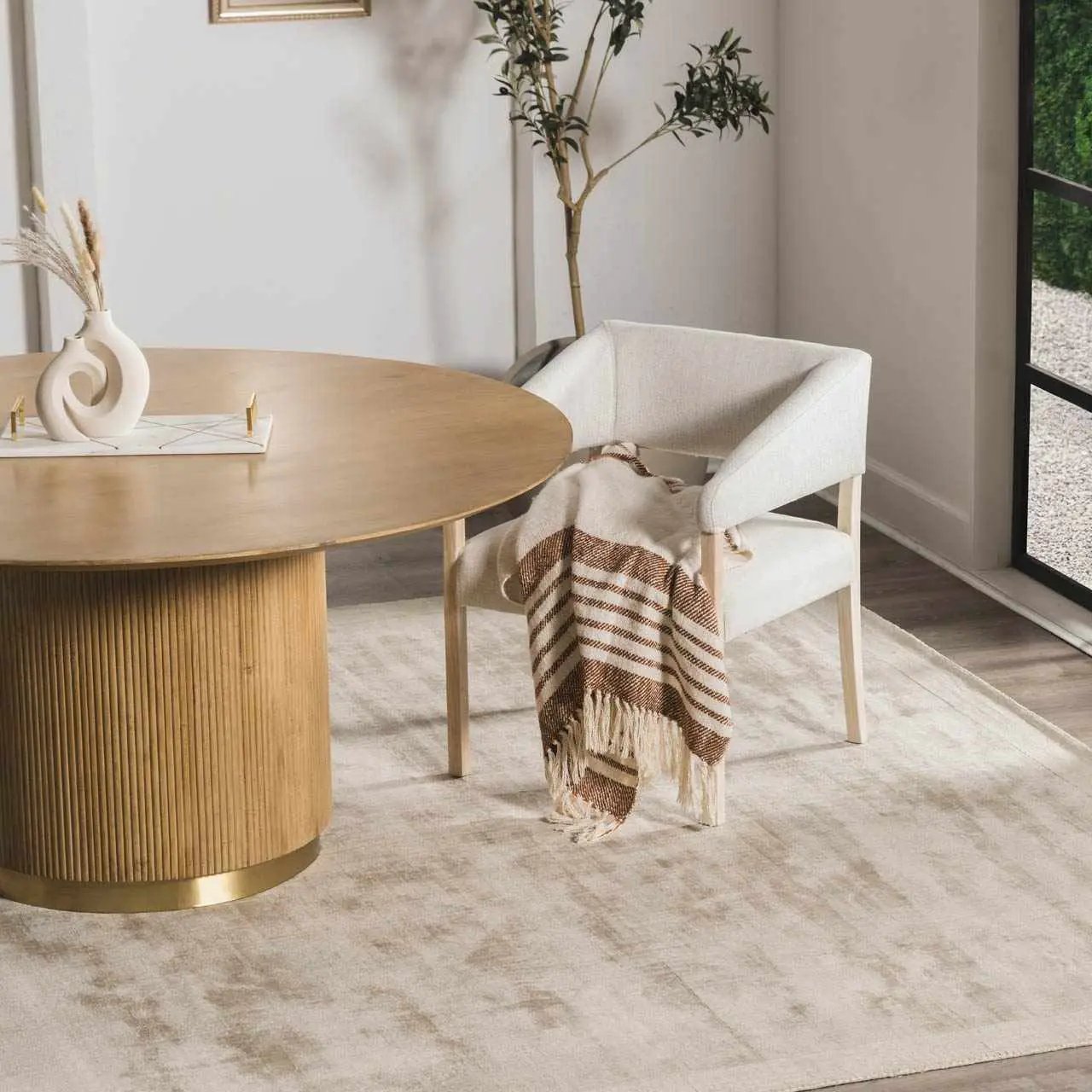 Auchter Soli Taupe Premium Sheer Carpet by Boutique Rugs