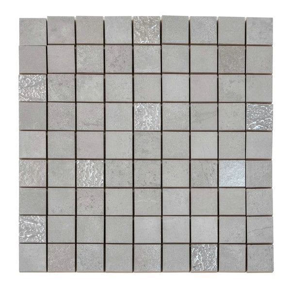 Gray 12x12 Matte Field Ceramic Mosaic Tile (10 pack, 10.68 sq ft/case), photo 2 of 5