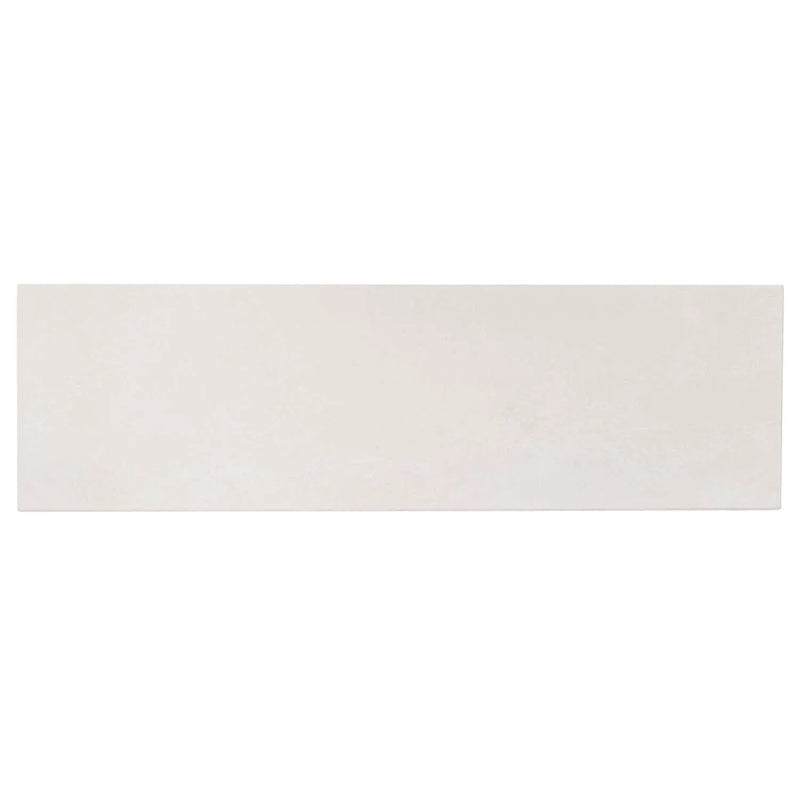 Bone White 12x40 Matte Field Ceramic Tile (4 pack, 12.45 sq ft/case) by Apollo Tile