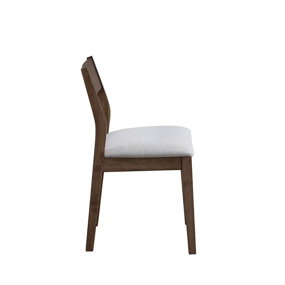 ACTU 59” Solid Wood Mid-Century Modern Dining Table Set for Small Spaces (Seats 4–6) by ACTU FURNITURE
