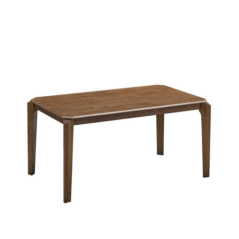 ACTU 59” Solid Wood Mid-Century Modern Dining Table Set for Small Spaces (Seats 4–6) by ACTU FURNITURE