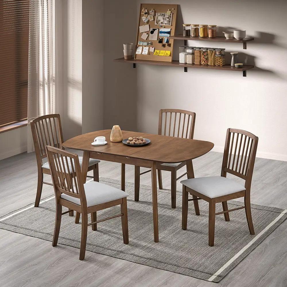 ACTU Extendable Dining Table Set for Small Spaces (Seats 4–6) by ACTU FURNITURE