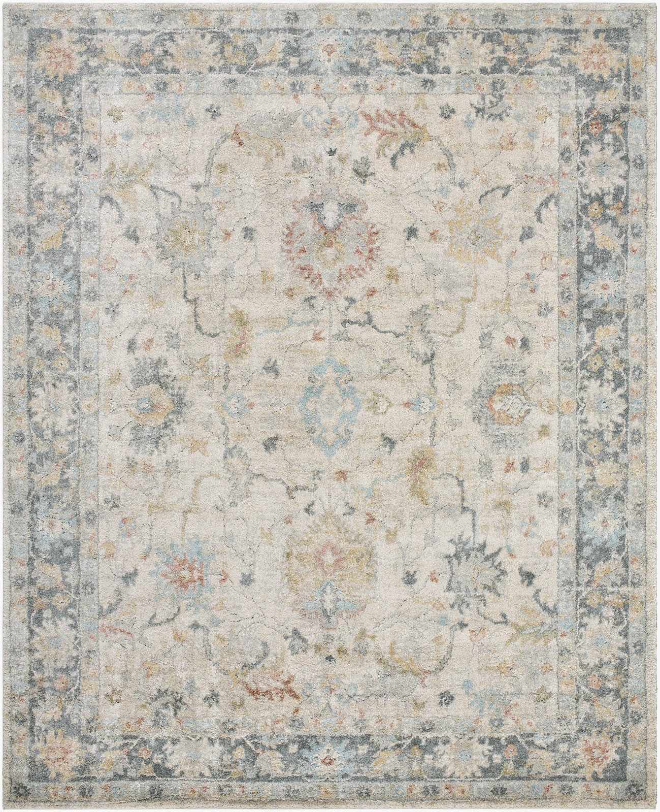 Ahmaud Beige & Light Gray Thick Luxe Area Rug by Boutique Rugs
