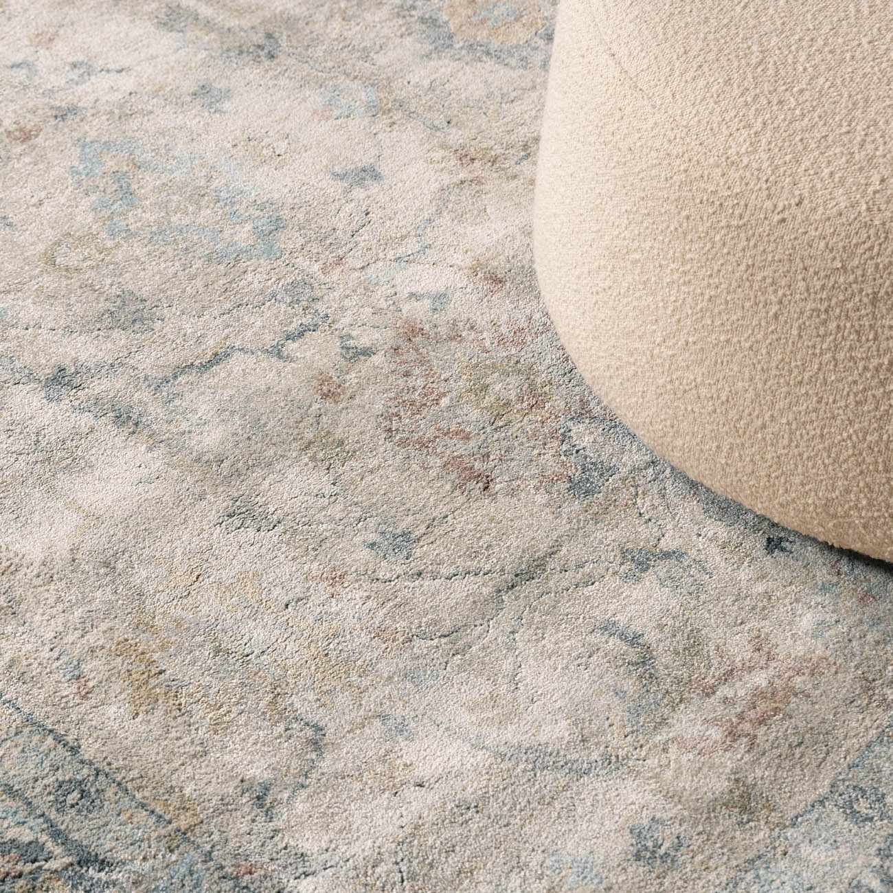 Ahmaud Beige & Light Gray Thick Luxe Area Rug by Boutique Rugs