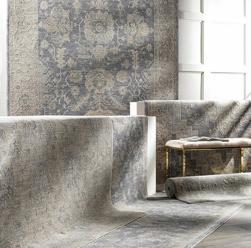 Monterey Gray Thick Luxe Persian Rug by Boutique Rugs
