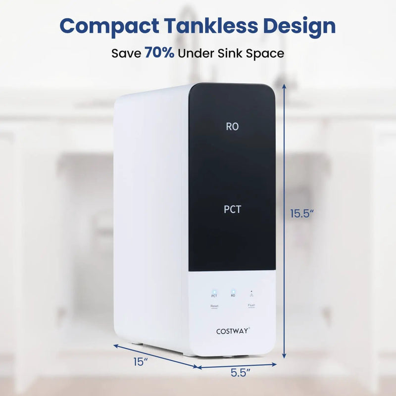 800 GPD Tankless Reverse Osmosis Water Filter System by DirectDeals