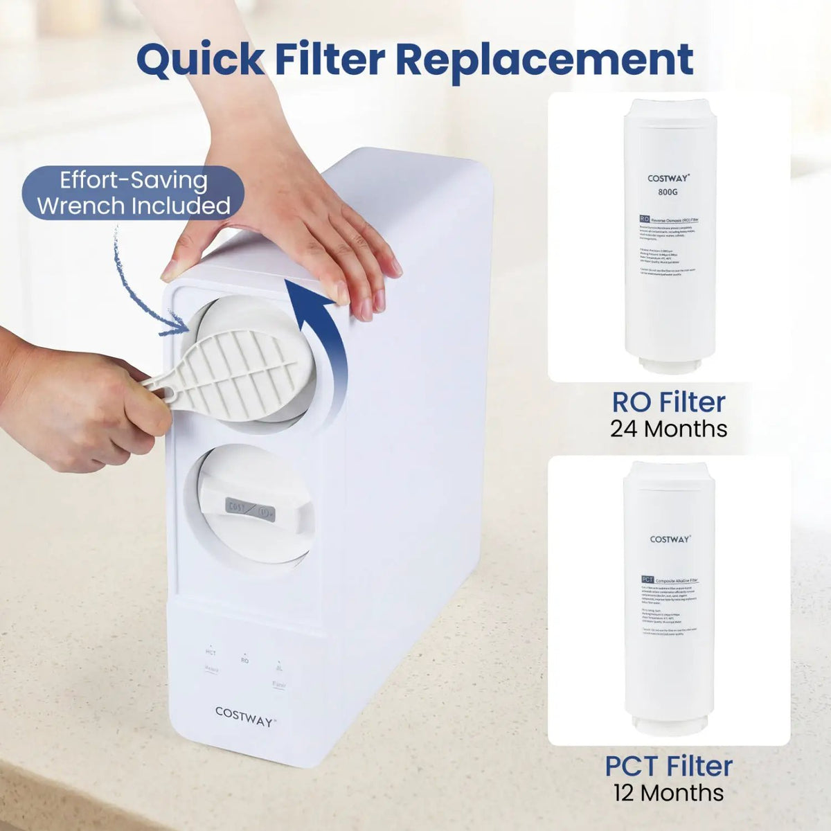 800 GPD Tankless Reverse Osmosis Water Filter System by DirectDeals