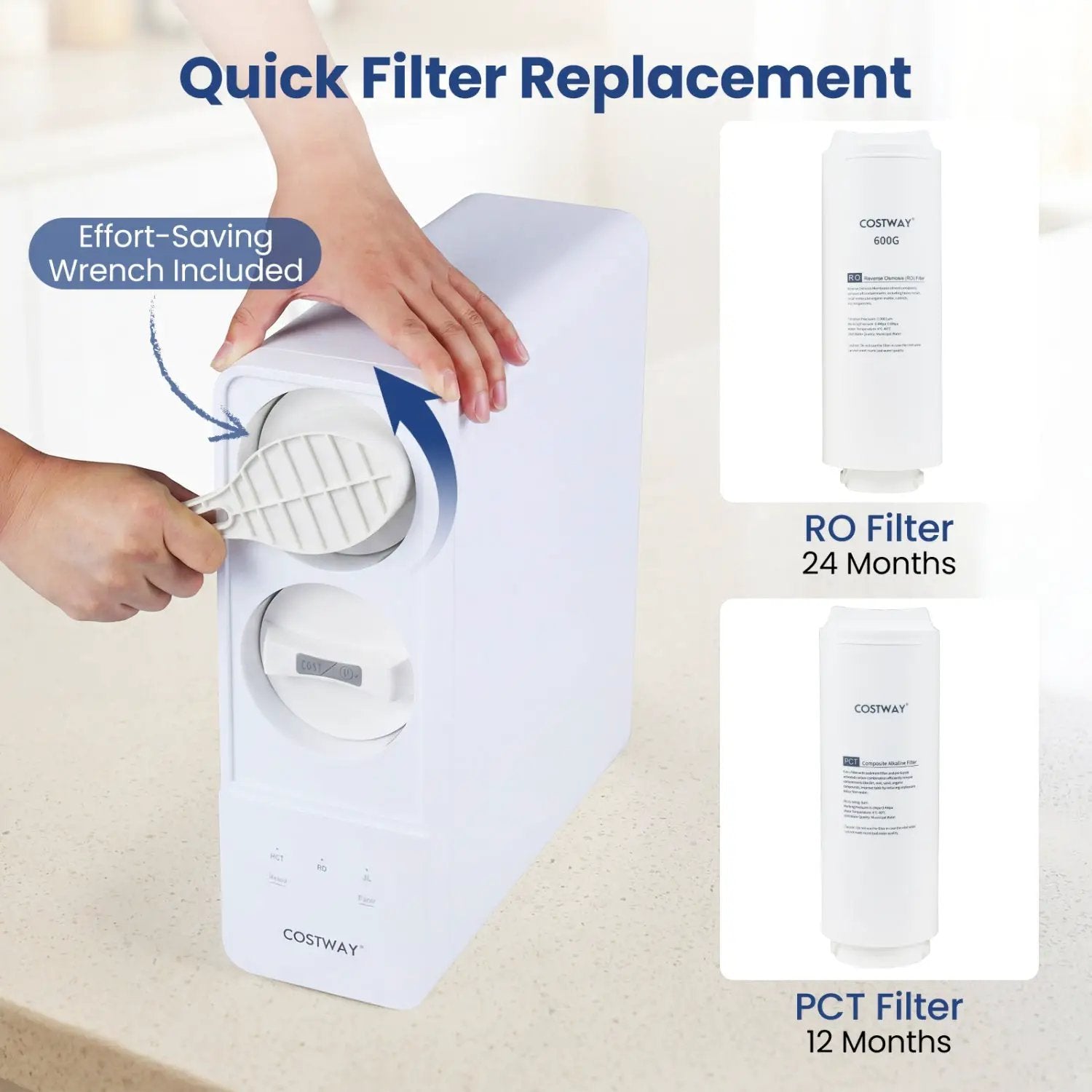 800 GPD Tankless Reverse Osmosis Water Filter System by DirectDeals
