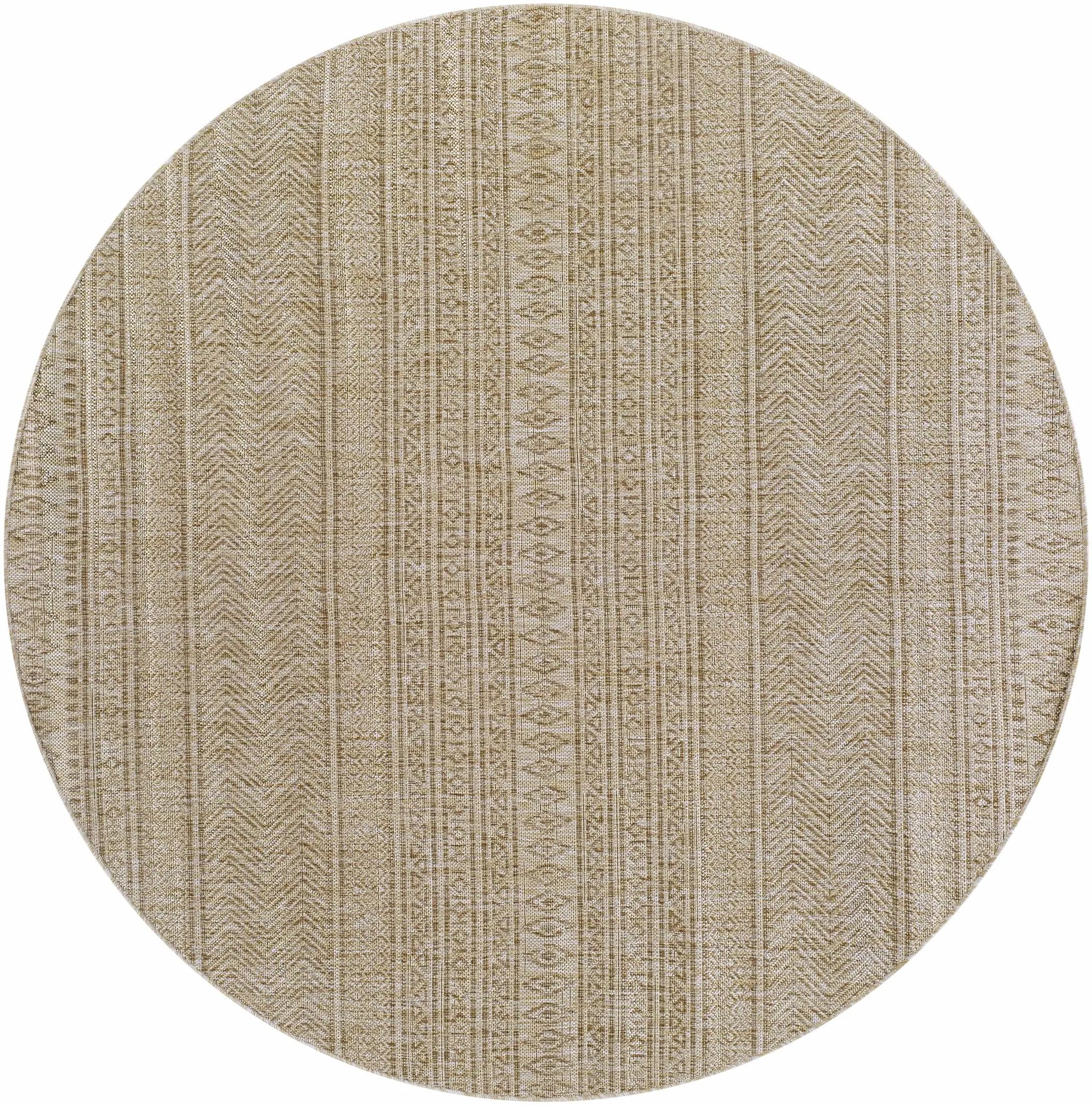 Madras Cream All Over Performance Outdoor Rug by Boutique Rugs