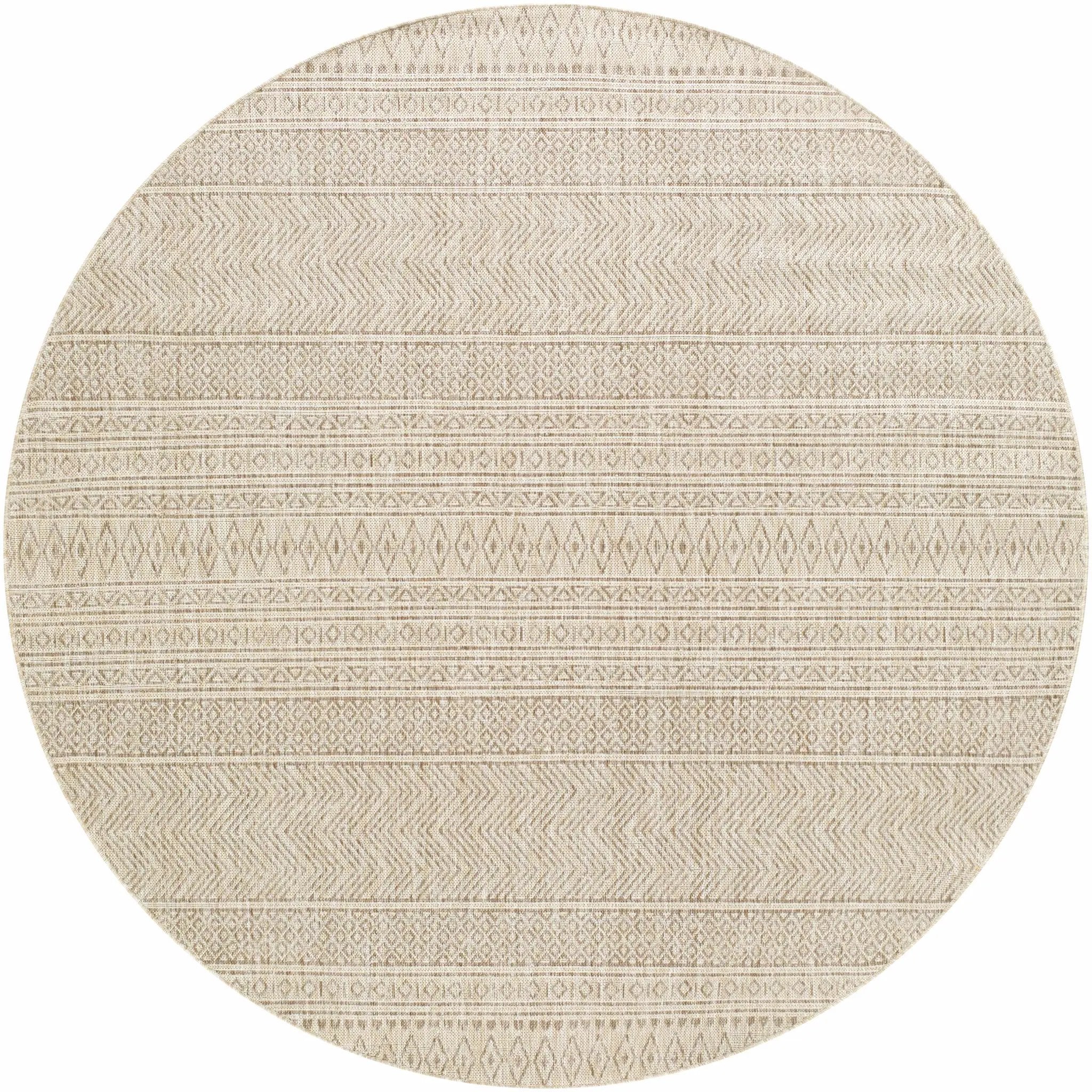 Madras Cream All Over Performance Outdoor Rug by Boutique Rugs