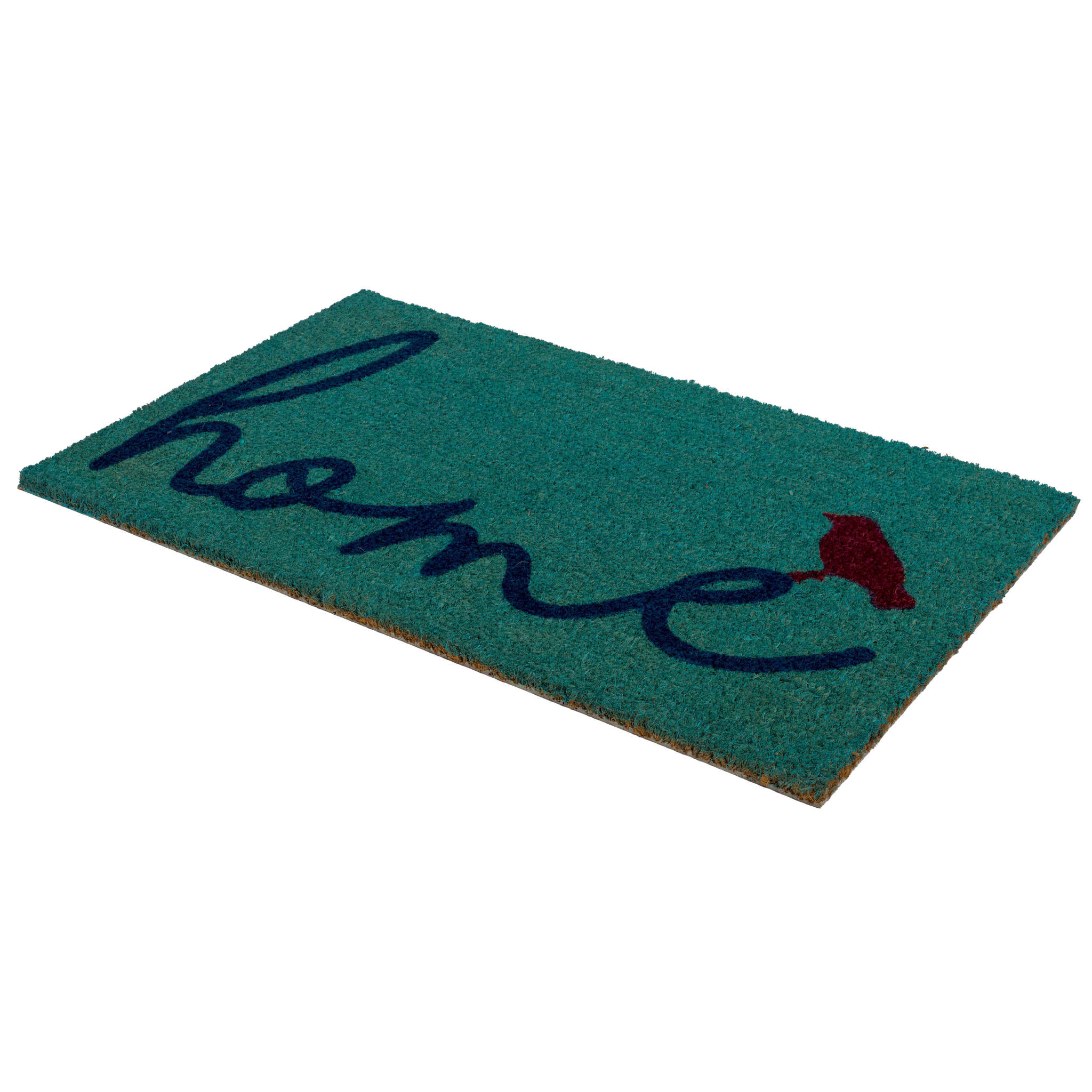 A Bird Perched on Home Coir Doormat by Fab Habitat