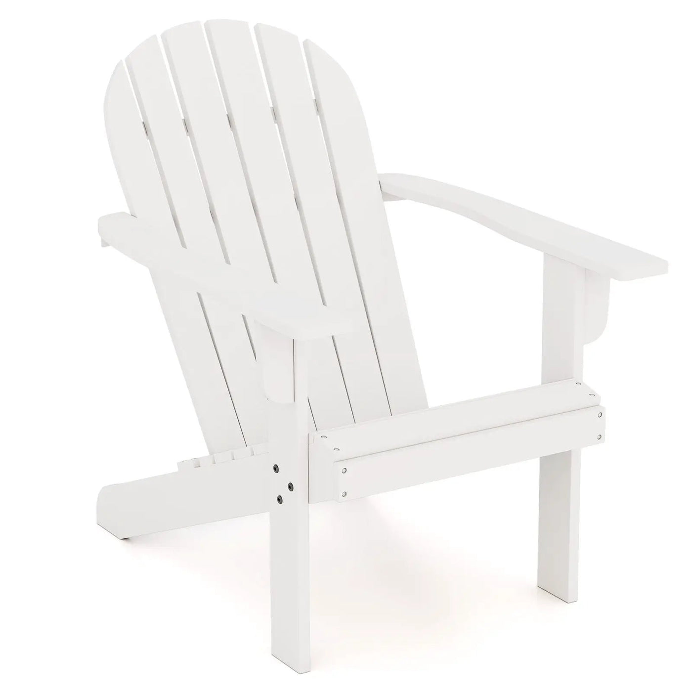 Acacia Wood Lounge Patio Adirondack Chair with Inclined Seat by DirectDeals