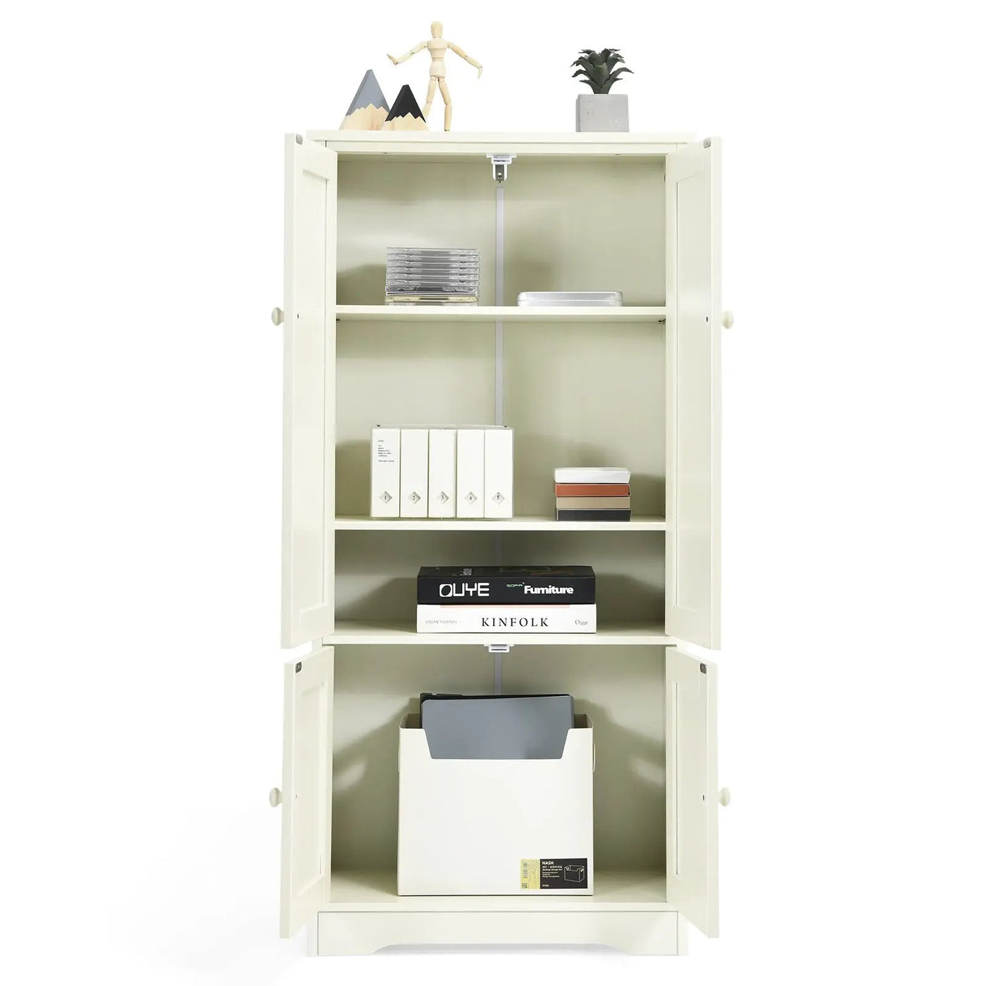 Accent Storage Cabinet Adjustable Shelves by DirectDeals