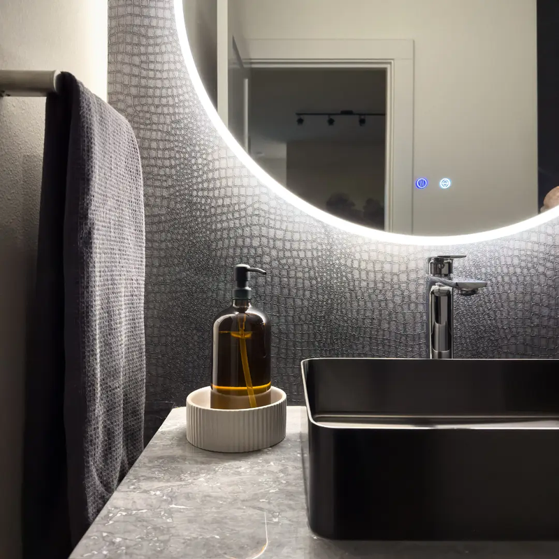 Zeek 18”x13” Gunmetal Black Rectangular Vessel Bathroom Sink Stainless Steel PVD Nano Tech Coating ZN-B183 by ZEEK