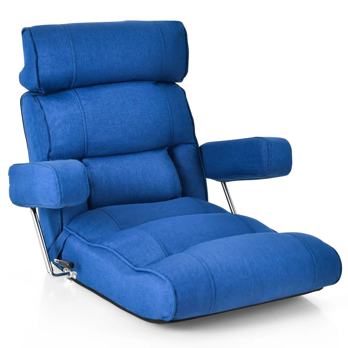 Adjustable Folding Sofa Chair with 6 Position Stepless Back by DirectDeals