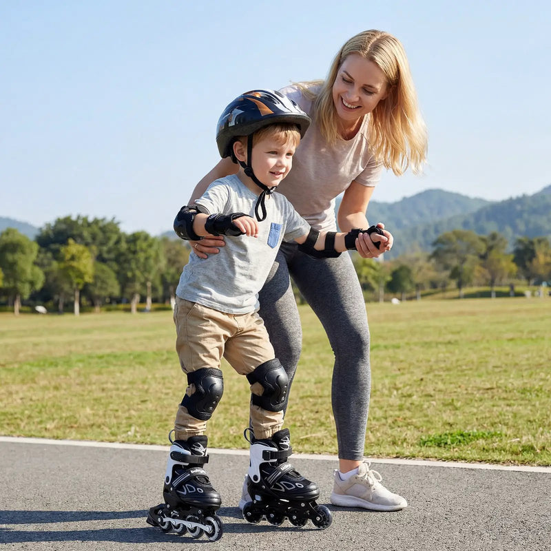 Adjustable Kids' Incline Skates for Boys Girls Ages 5-14 by DirectDeals