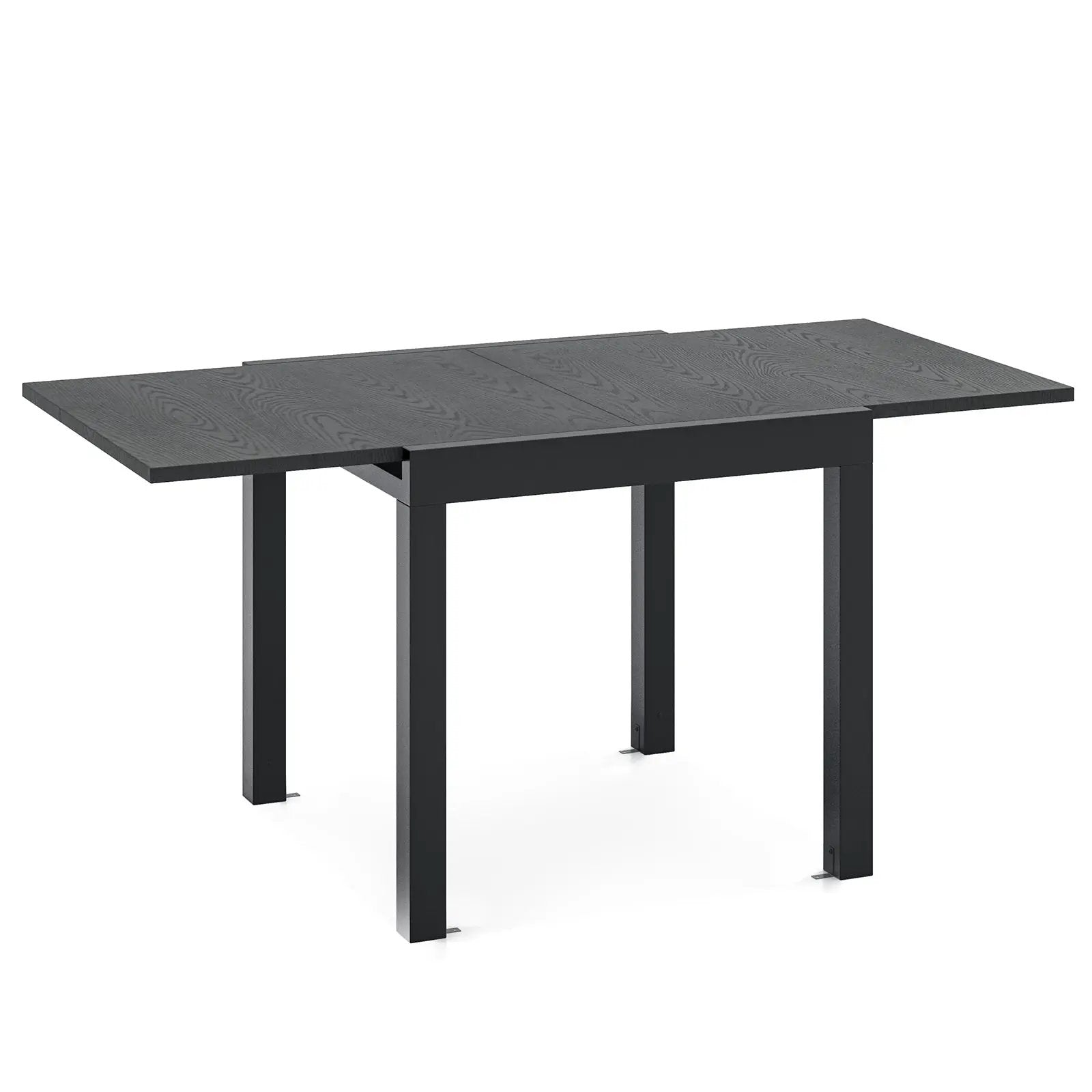 31.5 inches-63 inches Adjustable Patio Expandable Dining Table for 4-6 Person-Gray by DirectDeals